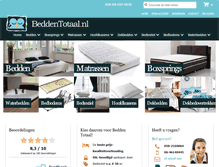 Tablet Screenshot of beddentotaal.nl